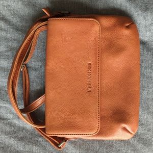 Sticks and Stones Leather Crossbody Purse